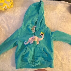 Carter's Aqua Baby Zip-Up